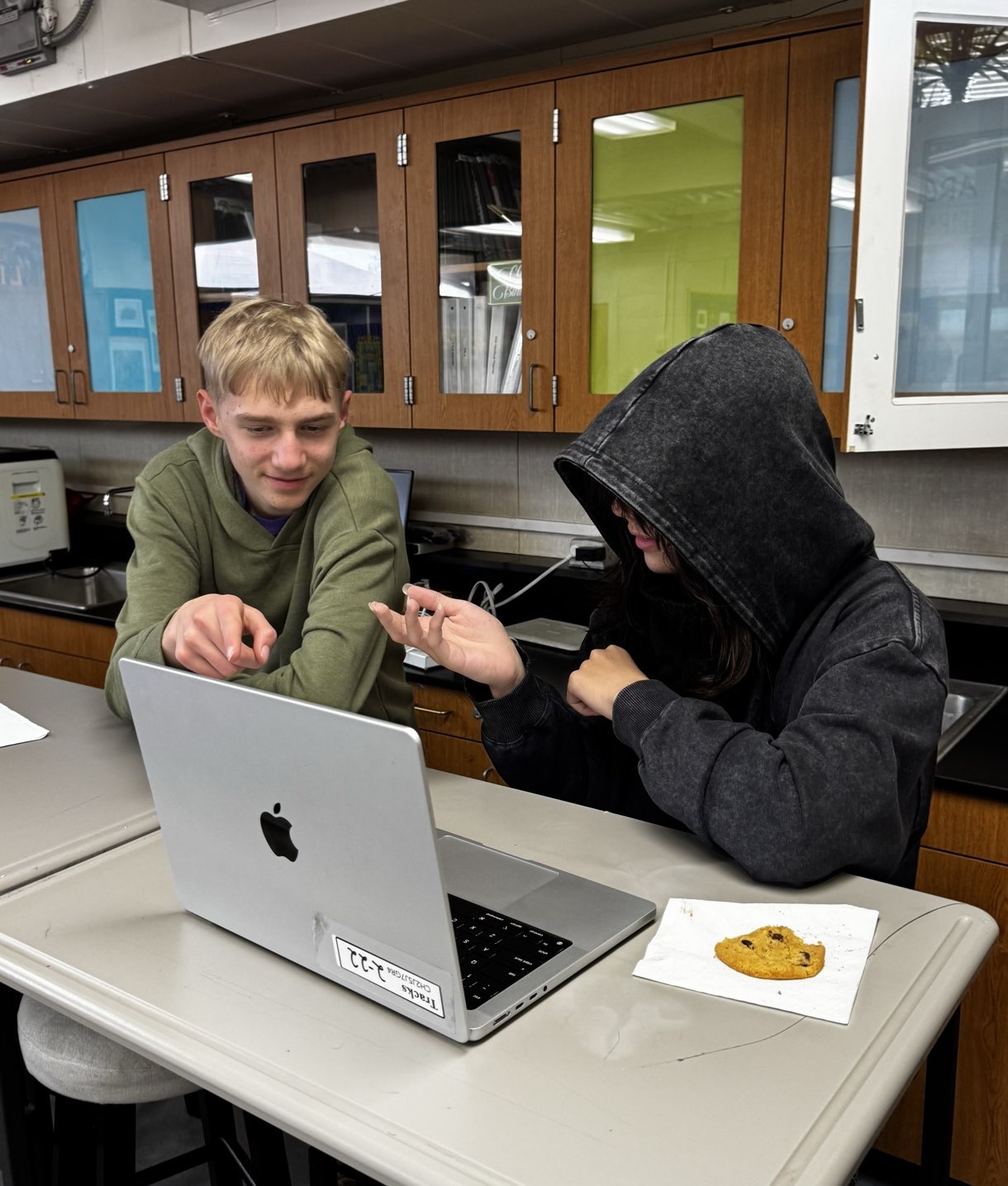 alex and parker working